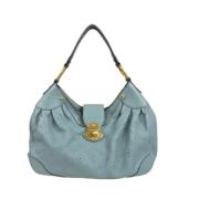 Louis Vuitton Vintage Pre-owned Canvas handvskor Blue, Dam