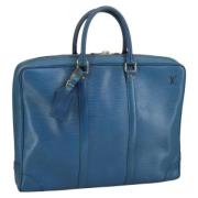 Louis Vuitton Vintage Pre-owned Laeder louis-vuitton-vskor Blue, Dam