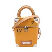 Louis Vuitton Vintage Pre-owned Laeder handvskor Yellow, Dam