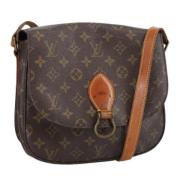 Louis Vuitton Vintage Pre-owned Canvas louis-vuitton-vskor Brown, Dam