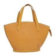 Louis Vuitton Vintage Pre-owned Laeder handvskor Yellow, Dam