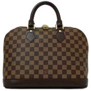 Louis Vuitton Vintage Pre-owned Canvas handvskor Brown, Dam