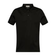 Moncler Bomullspolo Black, Herr