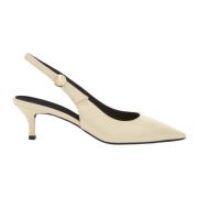 Furla Sfera Slingback Beige, Dam