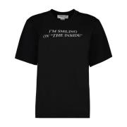 Victoria Beckham Leende Inuti T-shirt Black, Dam