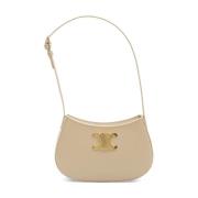 Celine Stilren Medium Tilly Handväska Beige, Dam