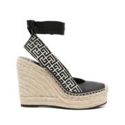 Balmain Alex Espadriller Black, Dam