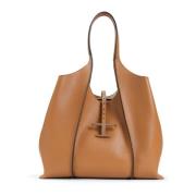 Tod's Brun Shopper Väska Elegant och Funktionell Brown, Dam