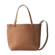 The Row Suede Park Tote Bag Brown, Dam