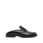 Maison Margiela Svart Tabi Loafer Mule Skor Black, Herr