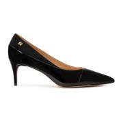 Kazar Mocka- och lackläderpumps Black, Dam