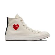 Comme des Garçons Vita Canvas High-Top Sneakers White, Herr