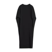 Lanvin Bijou Detalj Cape Klänning Black, Dam