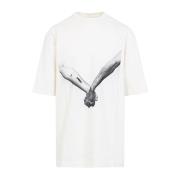 Rick Owens Stilren Jumbo T-shirt White, Herr