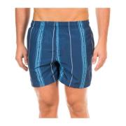 Calvin Klein Jeans Herr badshorts med logotyptryck Blue, Herr