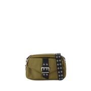 Ganni Grön Nylon Kameraväska Crossbody Green, Dam