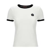 Kenzo Vit T-shirt & Polo Kollektion White, Dam