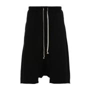 Rick Owens Drawstring Pods Shorts Black, Herr