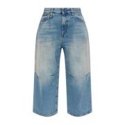 R13 Jeans med vintageeffekt Blue, Dam