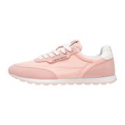 Candice Cooper Mocka- och tekniskt tyg sneakers Plume. Pink, Dam