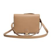 Dolce & Gabbana Beige läder crossbody sling plånbok Beige, Dam