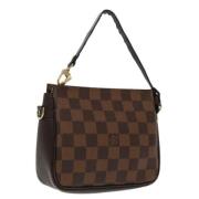 Louis Vuitton Vintage Pre-owned Canvas handvskor Brown, Dam