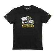 New Era Snoopy Woodstock Charlie Brown T-tröja Black, Herr