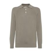 Brunello Cucinelli Lyxiga Tröjor Kollektion Gray, Herr