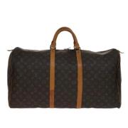 Louis Vuitton Vintage Pre-owned Canvas resvskor Brown, Dam