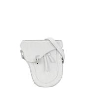 Dior Vintage Pre-owned Laeder crossbodyvskor White, Dam