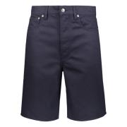 Kenzo Bomull Bermuda Jeans med Metall Detaljer Blue, Herr