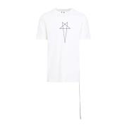 Rick Owens Vit T-shirt Modern Modestil White, Herr