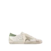 Golden Goose Vita Läder Super Star Sneakers White, Herr