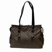 Louis Vuitton Vintage Pre-owned Canvas axelremsvskor Brown, Dam