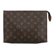 Louis Vuitton Vintage Pre-owned Canvas kuvertvskor Brown, Dam