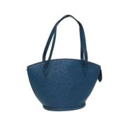 Louis Vuitton Vintage Pre-owned Laeder louis-vuitton-vskor Blue, Dam