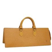 Louis Vuitton Vintage Pre-owned Laeder handvskor Yellow, Dam