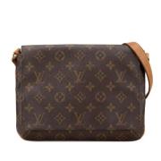 Louis Vuitton Vintage Pre-owned Canvas louis-vuitton-vskor Brown, Dam