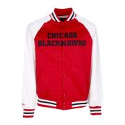 Mitchell & Ness Bomber Jackets Red, Herr