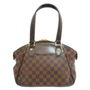 Louis Vuitton Vintage Pre-owned Canvas axelremsvskor Brown, Dam