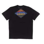 Element Svart Herr Tee med Logotyptryck Black, Herr