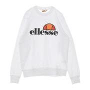 Ellesse Lätt Crew Neck Sweatshirt White, Herr