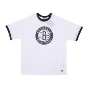 New Era NBA Team Logo Mesh Tee White, Herr