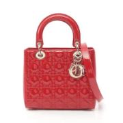 Dior Vintage Pre-owned Laeder dior-vskor Red, Dam