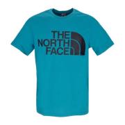 The North Face Harbor Blue Crew Neck T-Shirt Blue, Herr