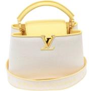 Louis Vuitton Vintage Pre-owned Laeder handvskor Yellow, Dam