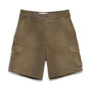 Loewe Cargo Bomulls Shorts Green, Herr