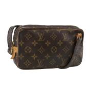 Louis Vuitton Vintage Pre-owned Canvas kuvertvskor Brown, Dam