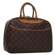 Louis Vuitton Vintage Pre-owned Canvas handvskor Brown, Dam