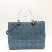 Dior Vintage Pre-owned Bomull dior-vskor Blue, Dam